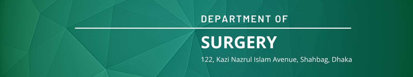Department of Surgery