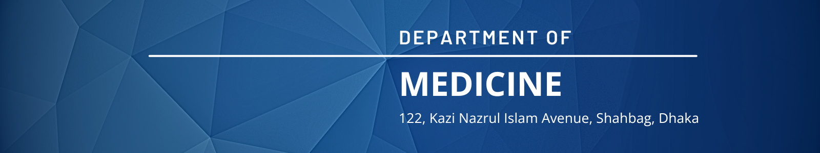 Department of Medicine